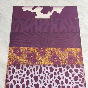 Purple Orange Animal Print 12x12 Scrapbook Paper 13 Sheets